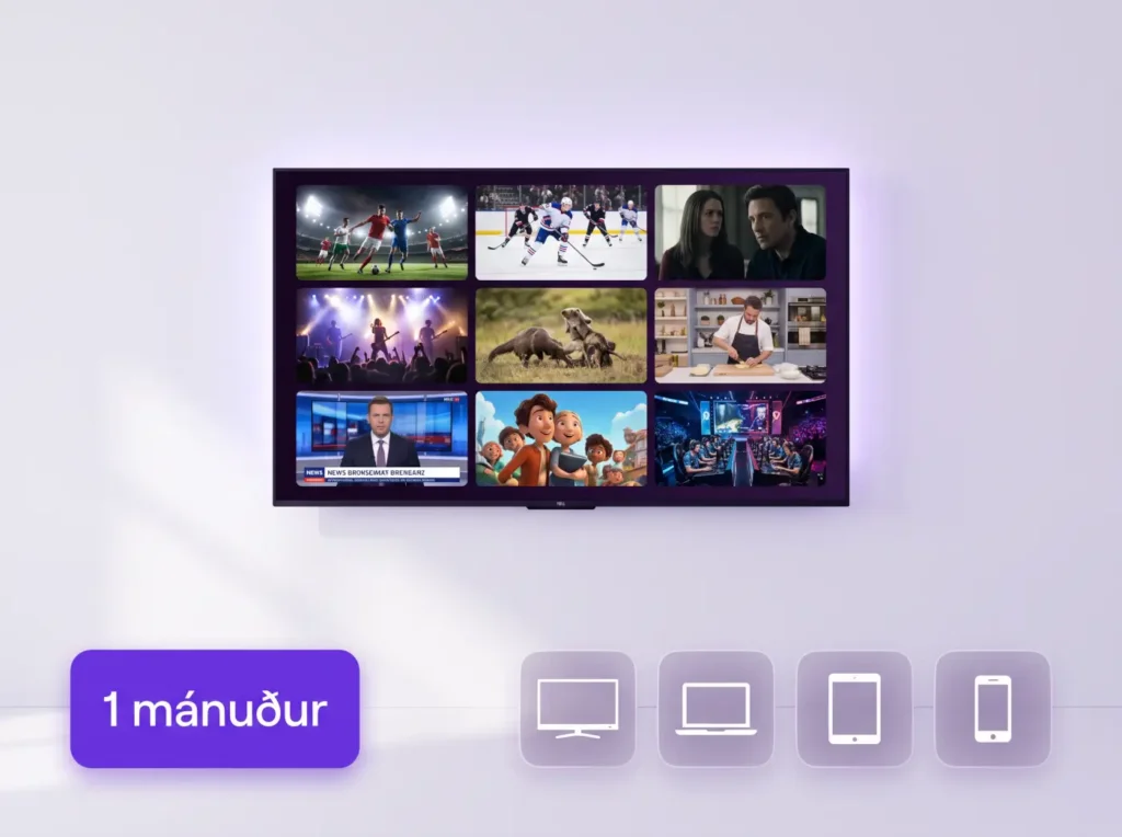 iptv áskrift